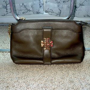 Tory Burch Hunter Green Crossbody